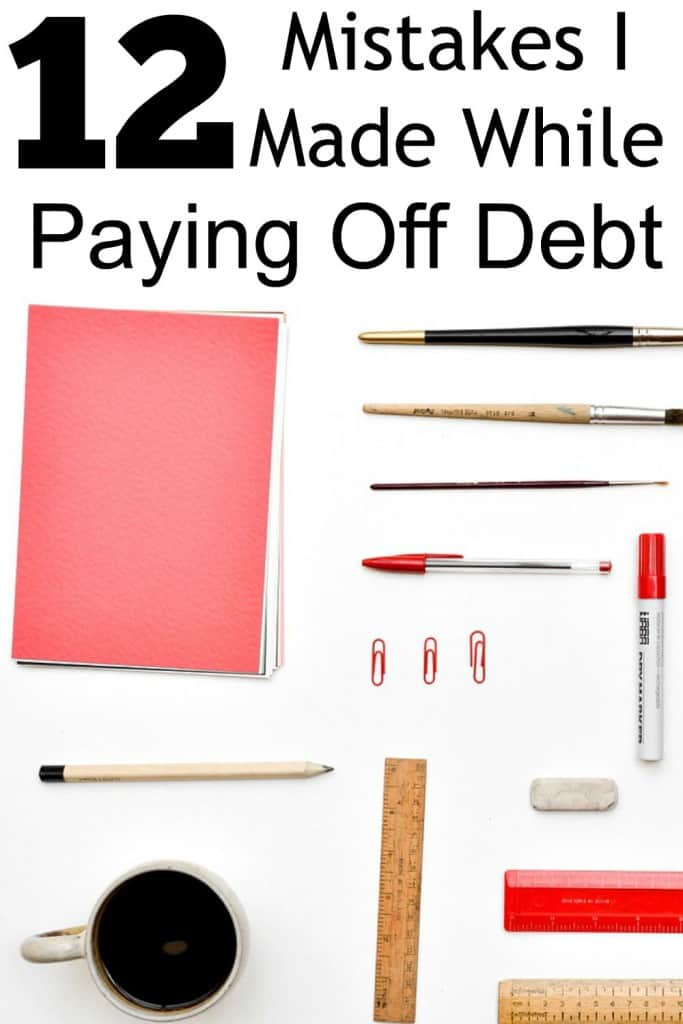 Here were plenty of dumb mistakes I made while paying off debt. Regardless, the story ends well and I paid off $7,661 in total debt while putting my hubby through school!