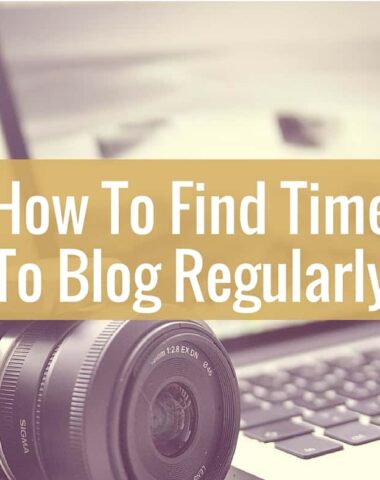 How to find time to blog!