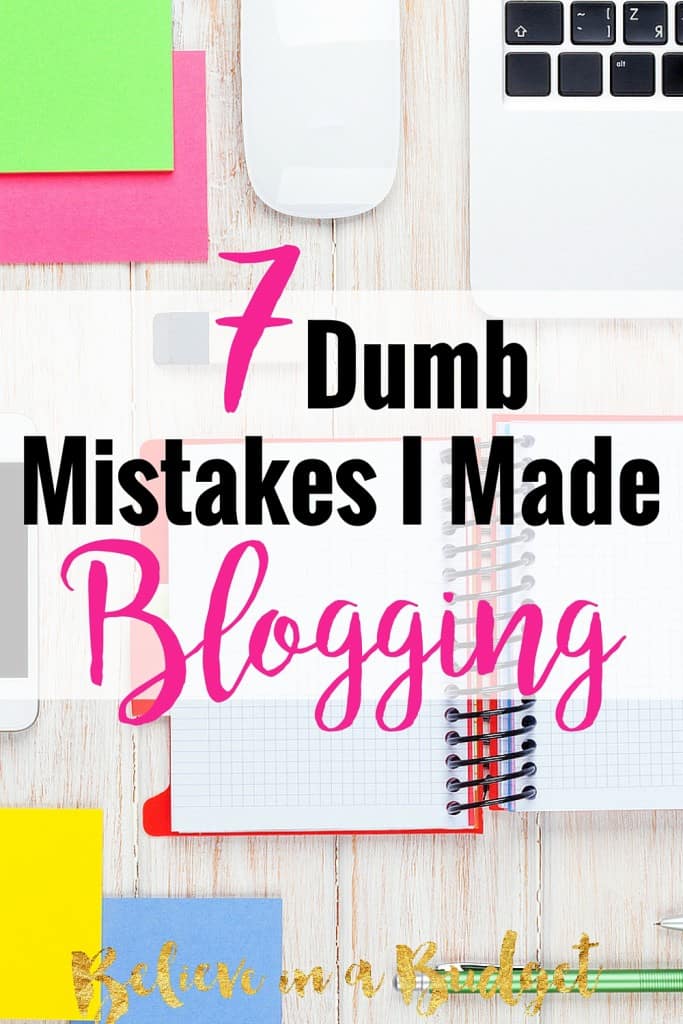 When this girl started her blog, she had no idea what she was doing. She's sharing all these different ways she could have made her blog better. If you want to have a blog, don't make these blogging mistakes!