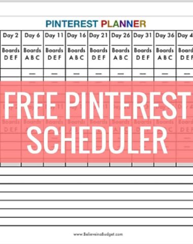 Download your FREE Pinterest pin scheduler