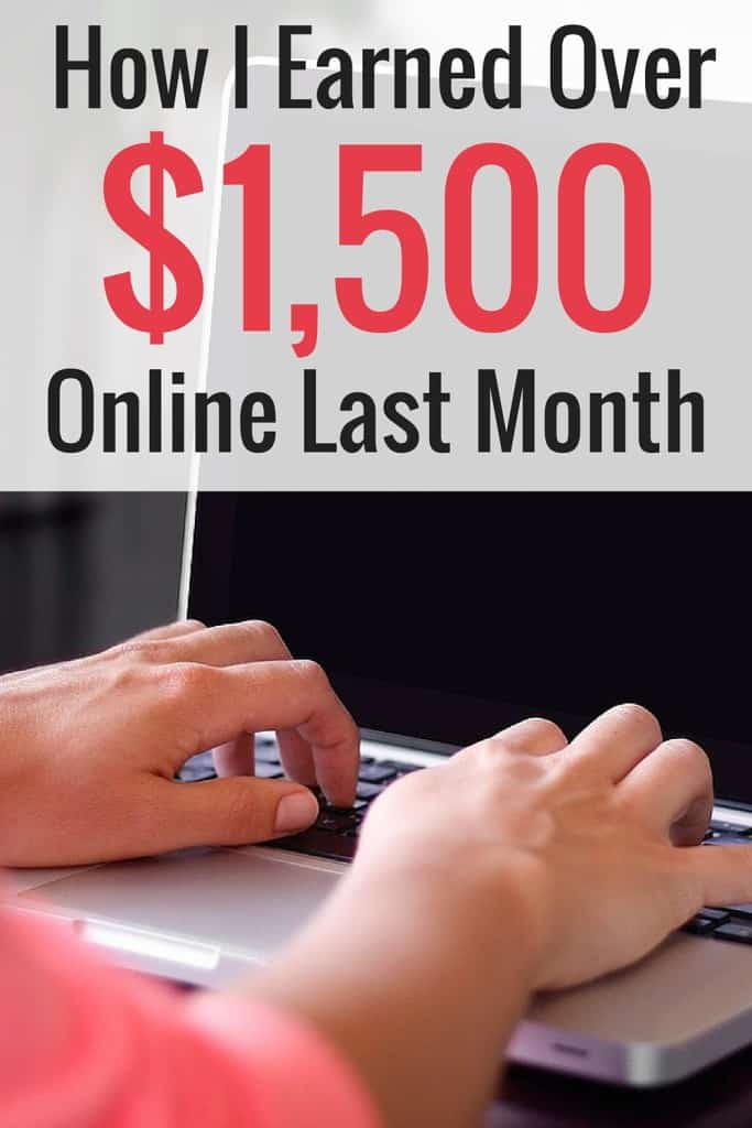 It's time for another online income report! Last month I earned more than $1,500 online! I have been blogging for around a year. I break down all the different areas I earned money last month.