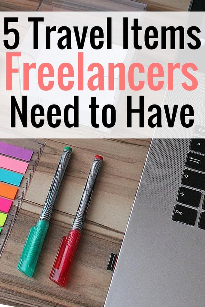 Whether you are working at your local coffee shop or hitting the road, it's important to have these 5 freelance travel essentials with you. Never leave home without them!