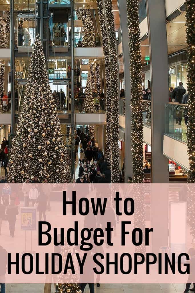 How to budget for holiday shopping