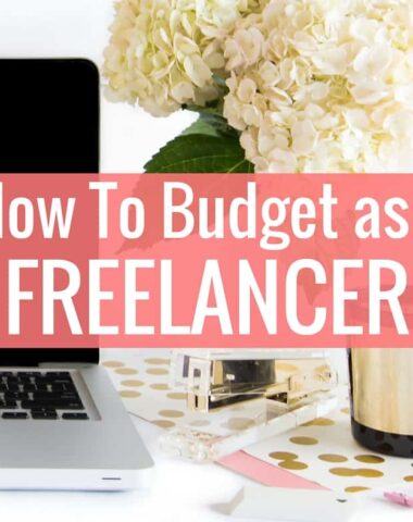 Irregular income can be so stressful when you are a freelancer. Here are 5 tips on how to budget as a freelancer.