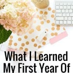 I'm sharing what I learned after one year of blogging. I'm also sharing my page views, my number one source of referral traffic and my top three tips for blogging.