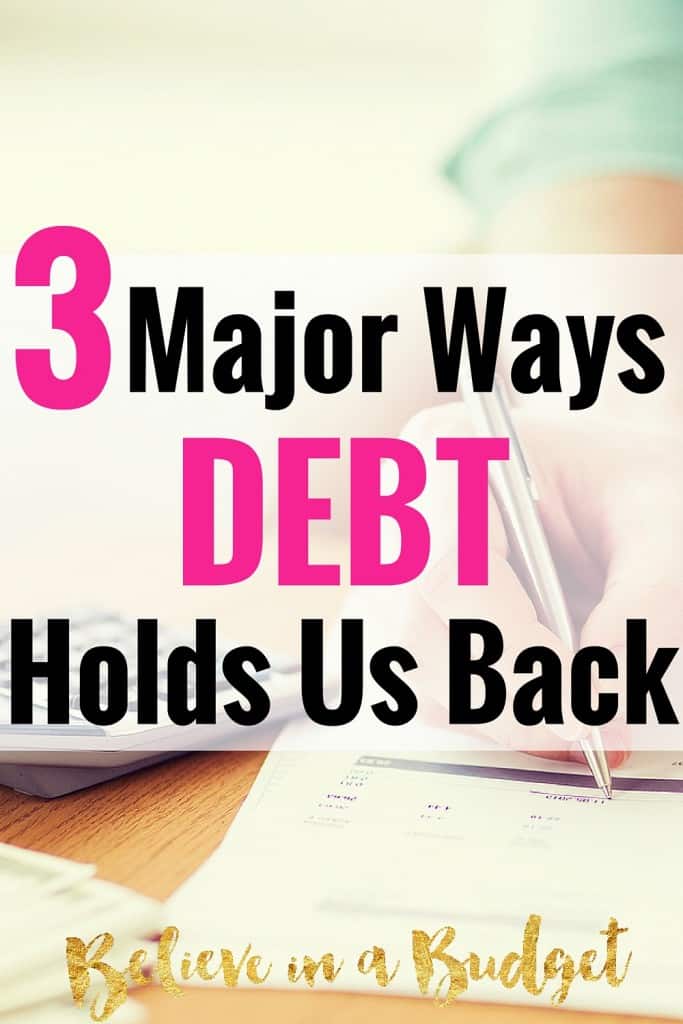 Living the American Dream can often times include having student loan debt. Here are three ways having debt can influence your daily living and personal finances. 