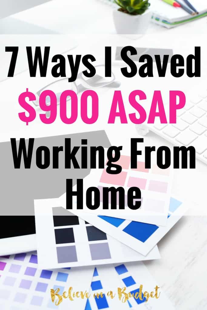 If you are a freelancer or work from home, there are so many ways to save money. I saved over $900 when I started looking at my bills and expenses. Here's how I did it!