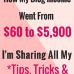 This is my sixth blog income report working full time. since I've started blogging full time, I've been working hard to make extra money and increase my income. I'm sharing how my blog has turned into my best side hustle yet and helps me earn a full time living!