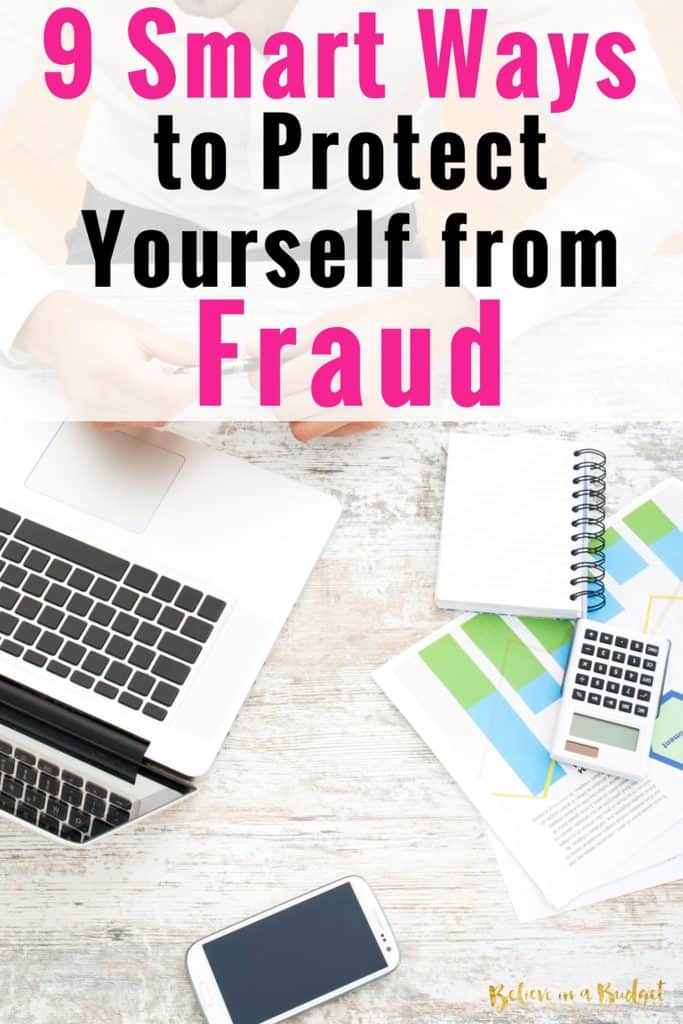 One of the biggest things I worry about is protecting my personal and business information. Here are 9 smart tips to protect yourself against fraud and someone stealing your identity! #ad