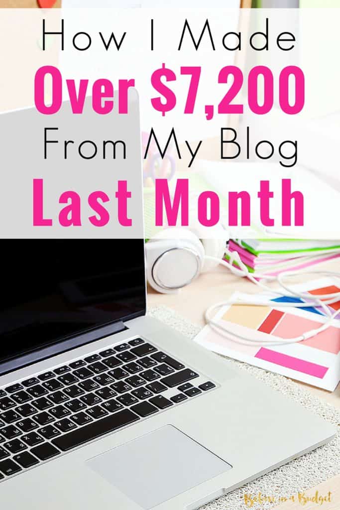 Each month I share an online income report from blogging. Blogging has been the best side hustle to earn extra money! I blog part time and freelance part time to earn money. Here's my latest blogging income report.