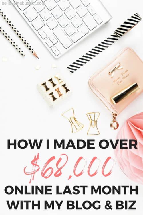 Read my latest online income report. Lear how to make money online and side hustle. This is my highest monthly online income yet after blogging for nearly three years! 