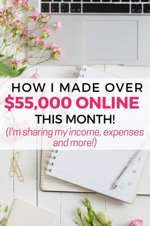 This is my online income report. I started sharing online income reports over two years ago and my income has grown steadily. I learned how to start a blog so I could make money online as a side hustle. Check out this income report to learn how I have grown my blog!