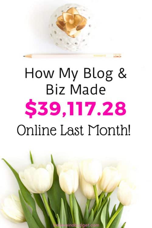 Here is my May online income report. I'm sharing how I made money online last month from my blog and businesses, and can work from home. You will learn all my free tips to help you make money online!