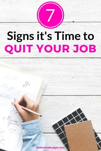 Seven Signs It's Time To Quit Your Job