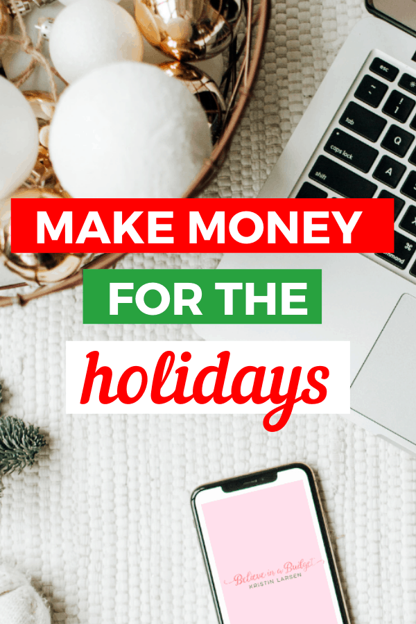 Learn how to make money for the holidays and avoid going into debt. These helpful side hustle tips will help you be prepared for Christmas! 