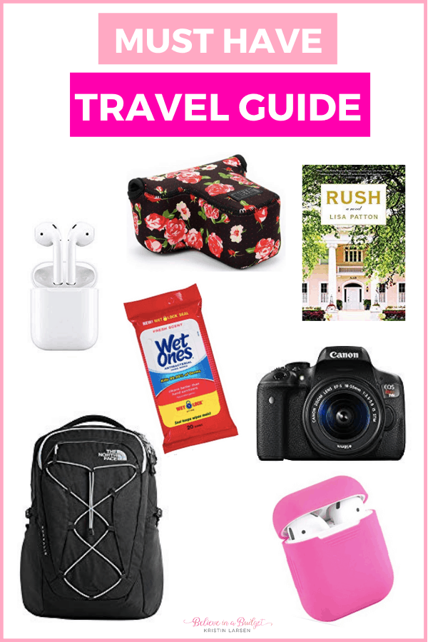 When traveling on vacation or heading to a workcation, here is a list of travel must haves.
