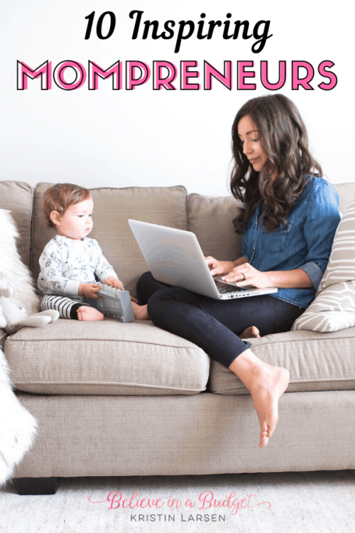 Meet ten successful moms with thriving online businesses. Learn how these ladies balance family with business as business owners and mompreneurs. #SAHM #businesswoman #bosslady
