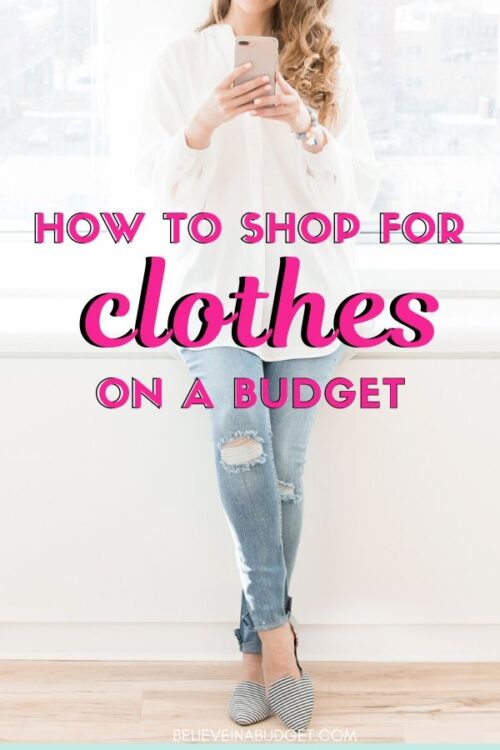 When you shop for clothes on a budget, you don't have to sacrifice quality. These shopping tips will help you save money. #savemoney #shopping