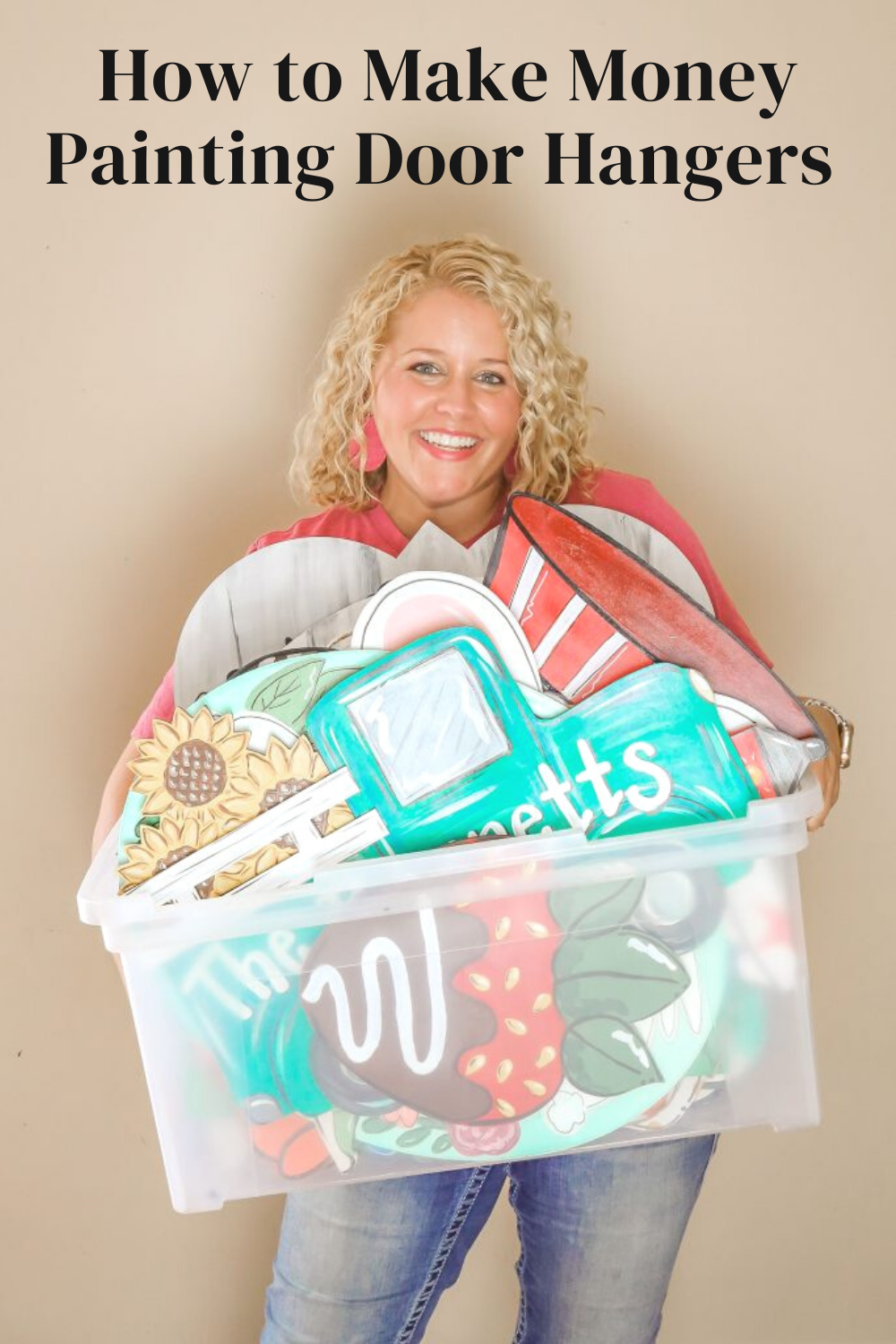 Painting Door Hangers for Fun and Profit with Tamara