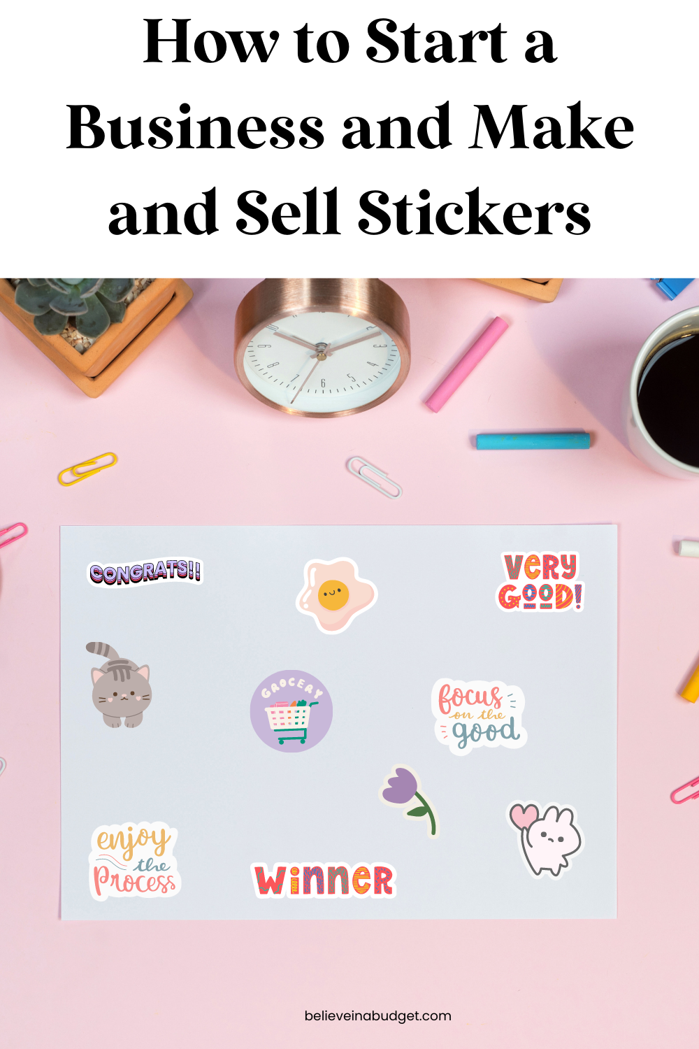 Selling Stickers and Stationery with Christine of Created by Christine