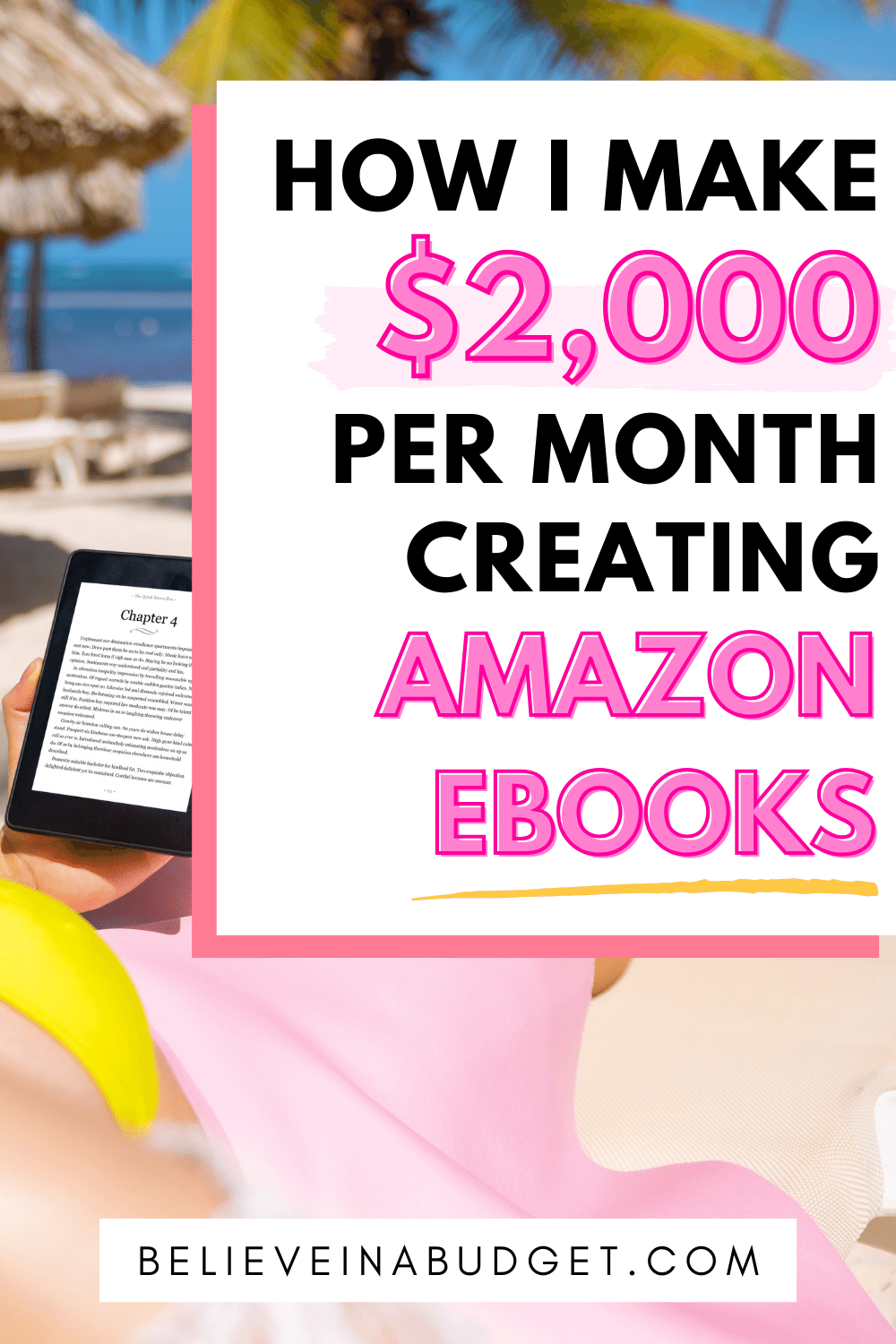 How to Sell Ebooks on Amazon and Make Up To $2,000 a Month