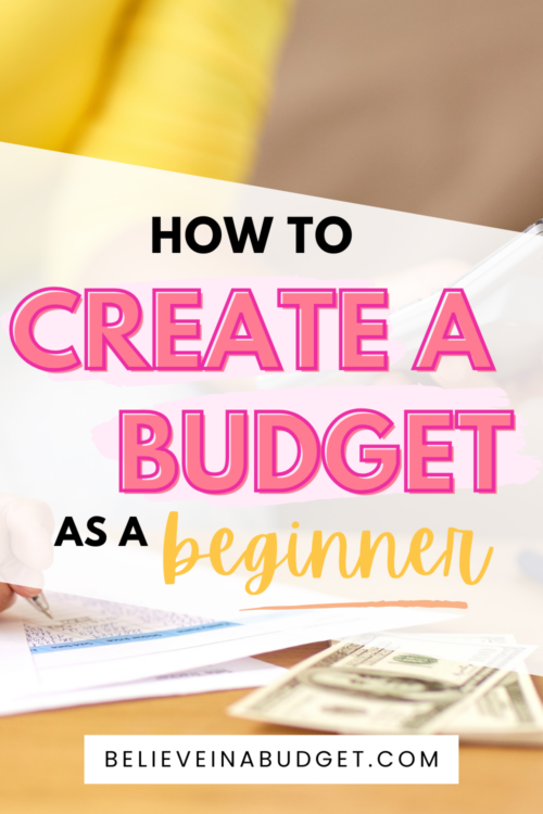 Learn how to create a budget with your money as a beginner.