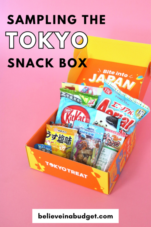 The TokyoTreat Snack Box filled with 15-20+ snacks from Japan. Here's a breakdown of all the Japanese snacks we received!